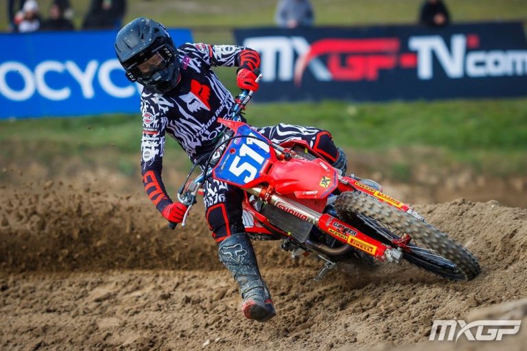 Team Honda 114 Motorsports celebrates Martine Hughes debut podium in WMX Opening Round at